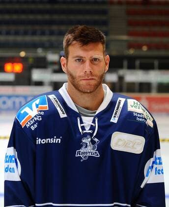 Iserlohn Germany 03 08 2018 DEL Team photo and player portraits Iserlohn Roosters Anthony Camara Iserlohn DeFodi521