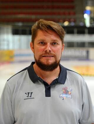 Iserlohn Germany 03 08 2018 DEL Team photo and player portraits Iserlohn Roosters Supervisor Thorsten Weber Iserlohn DeFodi521