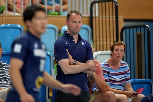 Handball Men Season 2018 19 Mini Turniner in the MBS Arena Japan 1 VfL Potsdam Head Coach Dagur Sigurdsson Japan 03 08 18 Copyright: xMichaelxHundtx xMatthiasxKochx