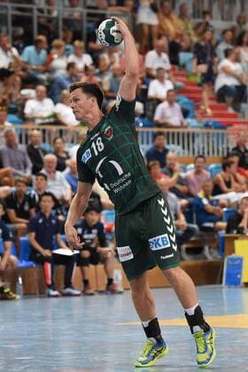 Handball Men Season 2018 19 Mini Turniner in the MBS Arena Füchse Berlin Japan Hans Lindberg Nr 18 Füchse Berlin 03 08 18 Copyright: xMichaelxHundtx xMatthiasxKochx