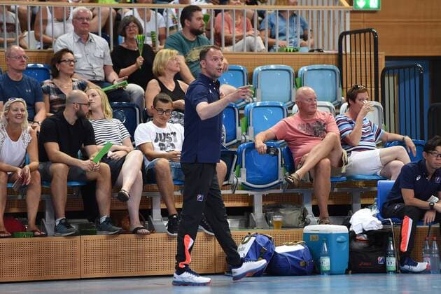 Handball Men Season 2018 19 Mini Turniner in the MBS Arena Füchse Berlin Japan Head Coach Dagur Sigurdsson Japan 03 08 18 Copyright: xMichaelxHundtx xMatthiasxKochx