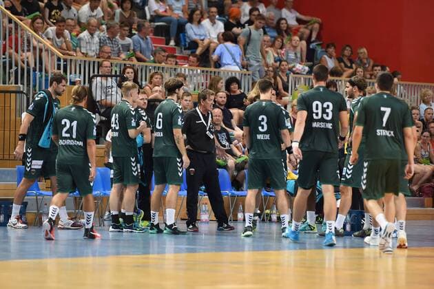 Handball Men Season 2018 19 Mini Turniner in the MBS Arena Füchse Berlin Japan Head Coach Velimir Petkovic Füchse Berlin in a break 03 08 18 Copyright: xMichaelxHundtx xMatthiasxKochx