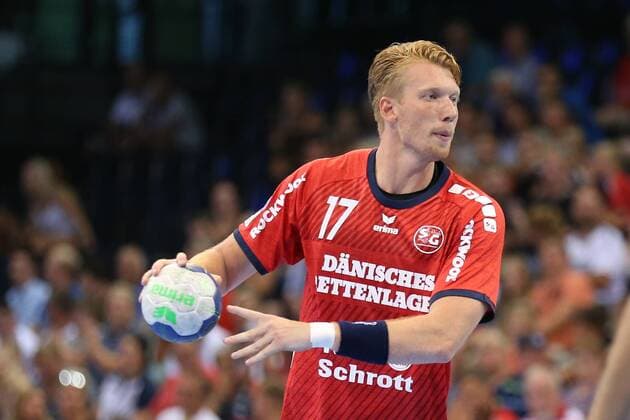 17 Jacob Cement Cup Handball Test match 03 08 18 Simon Jeppsson SG Flensburg Handewitt 17 xmmkx