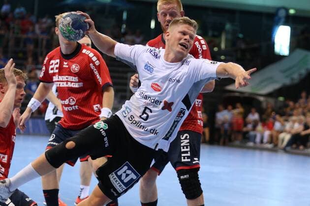 17 Jacob Cement Cup Handball Test match 03 08 18 Sebastian Barthold Aalborg Handbold 06 xmmkx
