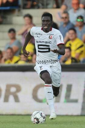 Ismaila Sarr Rennes with ball at the match Borussia Dortmund vs FC Stade Rannes Football Test Match 03 08 2018 Borussia Dortmund vs FC Stade Rannes Soccer Test Match 03 08 2018 Altach Copyright: xEIBNER MarioxHommesx EP_MHS