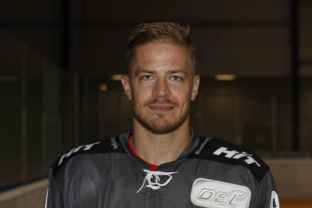 official team photo of the Koelner Haie 04 08 2018 Moritz Müller Koelner Haie 91 official team photo Portrait of the Koelner Haie at 04 08 2018 in the training hall K2 in Koeln Germany xadx