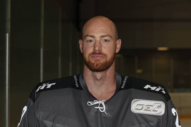 official team photo of the Koelner Haie 04 08 2018 Gustaf Wesslau Koelner Haie 29 official team photo Portrait of the Koelner Haie on 04 08 2018 in the training hall K2 in Koeln Germany xadx