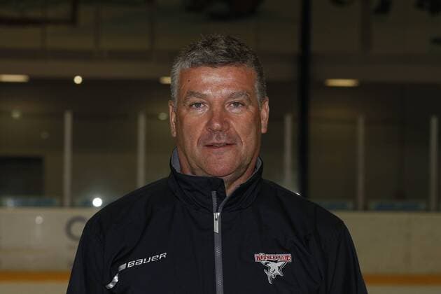 official team photo of the Koelner Haie 04 08 2018 Greg Thomson official team photo Portrait of the Koelner Haie on 04 08 2018 in the training hall K2 in Koeln Germany xadx