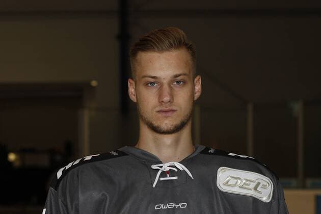 official team photo of the Koelner Haie 04 08 2018 Lucas Dumont Koelner Haie 13 official team photo Portrait of the Koelner Haie on 04 08 2018 in the training hall K2 in Koeln Germany xadx