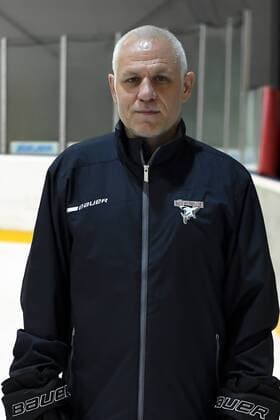 Ice Hockey DEL team photo and player portraits Kölner Haie Koelns coach Peter Draisaitl wd