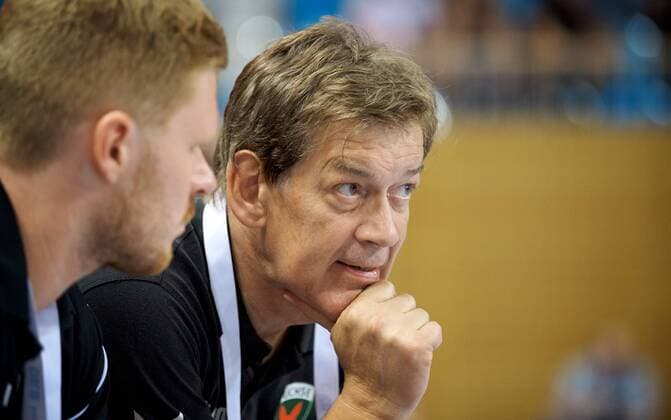 Handball 03 08 2018 Start of the season 2018 2019 FLITZTURNIER in the MBS Arena Potsdam FUZE Berlin 1 VfL Potsdam Velimir PETKOVIC coach Fuechse