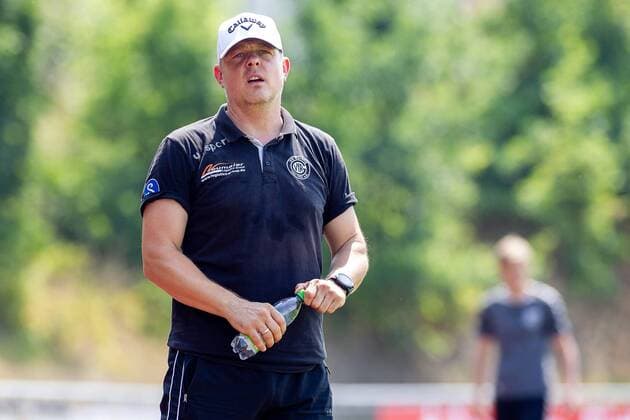 04 08 2018 Football Season 2018 2019 Regional League 05 Matchday SpVgg Greuther Fürth Fuerth II U23 VfR Garching ThHa Daniel Weber Coach VfR Garching