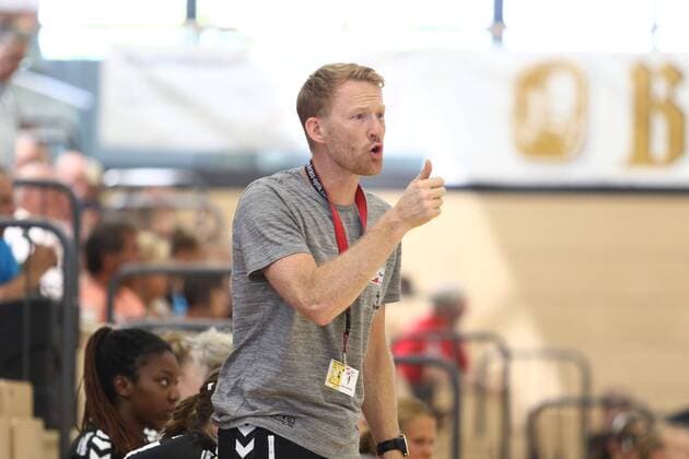 Coach Robert Nijdam Leverkusen Wittlich Handball Cup Handball 04 08 2018 Wittlich Handball Cup Handball 04 08 2018 Wittlich Copyright: xEIBNER RenexWeissx EP_RWS