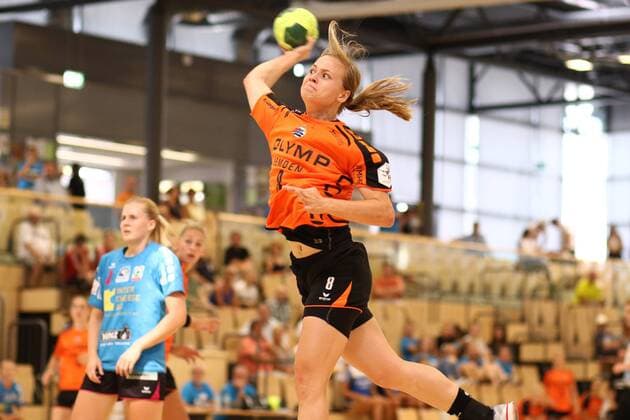 Goal shot by Kim Braun Bietigheim Wittlich Handball Cup Handball 04 08 2018 Wittlich Handball Cup Handball 04 08 2018 Wittlich Copyright: xEIBNER RenexWeissx EP_RWS