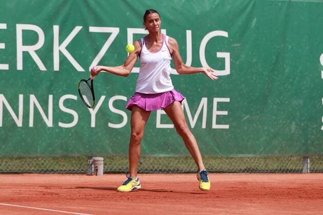 Melis Sezer Turkey in the match against Varvara Flink Russia 21 boso Ladies Open Hechingen on 05 08 2018 21 boso Ladies Open Hechingen on 05 08 2018 Hechingen Copyright: xEIBNER Benjamin_Laux EP_BLU