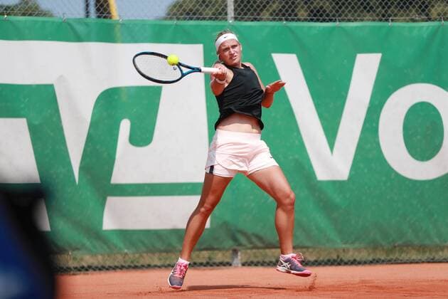 Johana Markova Czech Republic in the match against Anna Giulia Remondina Italy 21 boso Ladies Open Hechingen on 05 08 2018 21 boso Ladies Open Hechingen on 05 08 2018 Hechingen Copyright: xEIBNER Benjamin_Laux EP_BLU