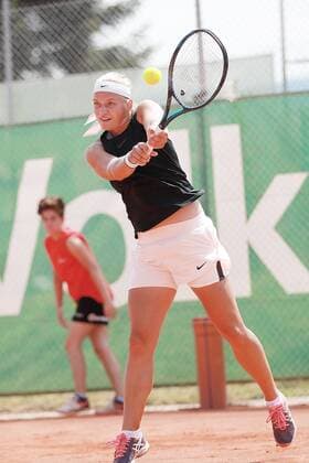 Johana Markova Czech Republic in the match against Anna Giulia Remondina Italy 21 boso Ladies Open Hechingen on 05 08 2018 21 boso Ladies Open Hechingen on 05 08 2018 Hechingen Copyright: xEIBNER Benjamin_Laux EP_BLU