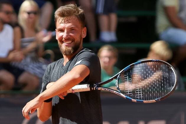 Gdynia, 05.08.2018 Miedzynarodowy Turniej Tenisowy Sopot Open. Final gry podwojnej. Gdynia. Polska, International Tenis ATP Tennis Herren Challenger Sopot Open. Doubles final. Gdynia. Poland, NZ:Szymon Walkow (POL) Fot. Tomasz Zasinski 058sport.pl NEWSPIX.PL --- Newspix.pl  20180805_C5D_6464_068_ZAS