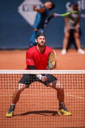 Gdynia, 05.08.2018 Miedzynarodowy Turniej Tenisowy Sopot Open. Final gry podwojnej. Gdynia. Polska, International Tenis ATP Tennis Herren Challenger Sopot Open. Doubles final. Gdynia. Poland, NZ:Nathaniel Lammons (USA) Fot. Tomasz Zasinski 058sport.pl NEWSPIX.PL --- Newspix.pl  20180805_IMG_3326_058_ZAS