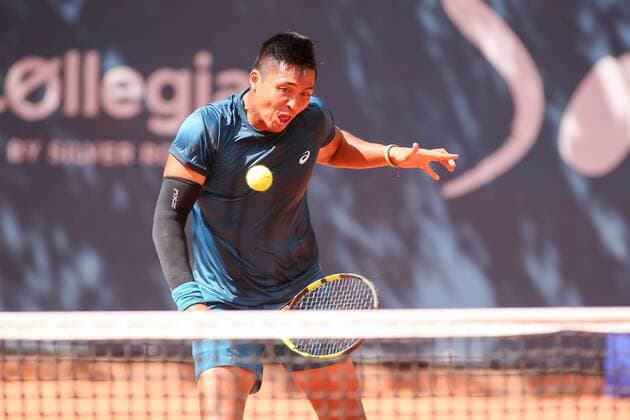 Gdynia, 05.08.2018 Miedzynarodowy Turniej Tenisowy Sopot Open. Final gry podwojnej. Gdynia. Polska, International Tenis ATP Tennis Herren Challenger Sopot Open. Doubles final. Gdynia. Poland, NZ:Ruben Gonzales (PHI) Fot. Tomasz Zasinski 058sport.pl NEWSPIX.PL --- Newspix.pl  20180805_IMG_3458_364_ZAS
