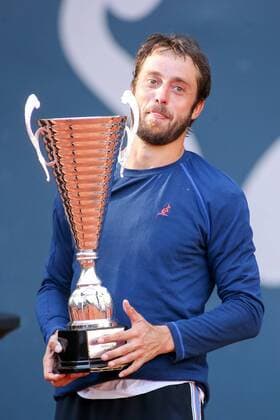 Gdynia, 05.08.2018 Miedzynarodowy Turniej Tenisowy Sopot Open. Final gry pojedynczej. Gdynia. Polska, International Tenis ATP Tennis Herren Challenger Sopot Open. Singles final. Gdynia. Poland, NZ:Paolo Lorenzi (ITA) Fot. Tomasz Zasinski 058sport.pl NEWSPIX.PL --- Newspix.pl  20180805_IMG_3968_322_ZAS