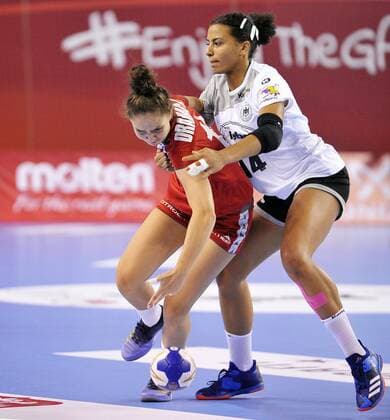 2018.08.07 Kielce Pilka reczna Mlodziezowe Mistrzostwa Swiata w Pilce Recznej Kobiet do lat 18 Niemcy - Austria N z Lena Ivancok Foto Norbert Barczyk PressFocus NEWSPIX.PL 2018.08.07 Kielce Handball IHF Youth U18 Womens World Championship WM Weltmeisterschaft 2018 Germany - Austria Lena Ivancok Credit: Norbert Barczyk PressFocus --- Newspix.pl  20180807NB0022