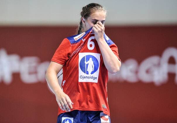 2018.08.07 Kielce Pilka reczna Mlodziezowe Mistrzostwa Swiata w Pilce Recznej Kobiet do lat 18 Norwegia - Chiny N z Thale Rushfeldt Deila Foto Rafal Rusek PressFocus 2018.08.07 Kielce Handball IHF Youth U18 Womens World Championship WM Weltmeisterschaft 2018 Norway - China Thale Rushfeldt Deila Credit: Rafal Rusek PressFocus NEWSPIX.PL --- Newspix.pl  20180807PF_RR102