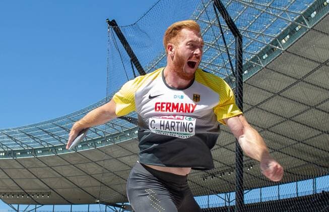 BERLIN 07.08.2018 24. MISTRZOSTWA EUROPY BERLIN 24 EUROPEAN ATHLETICS CHAMPIONSHIPS 2018 NZ CHRISTOPH HARTING FOT MAREK BICZYK PZLA FRANCE OUT! 