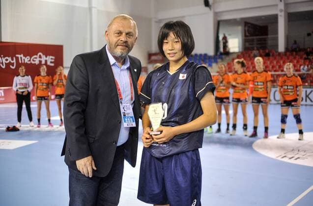 2018.08.07 Kielce Pilka reczna Mlodziezowe Mistrzostwa Swiata w Pilce Recznej Kobiet do lat 18 Japonia - Holandia N z Aoi Moriya Foto Rafal Rusek PressFocus 2018.08.07 Kielce Handball IHF Youth U18 Womens World Championship WM Weltmeisterschaft 2018 Japan - Netherlands Aoi Moriya Credit: Rafal Rusek PressFocus NEWSPIX.PL --- Newspix.pl france out!  20180807PF_RR330