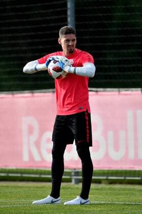 SOCCER - CL, RBS vs Shkendija SALZBURG,AUSTRIA,07.AUG.18 - SOCCER - UEFA Champions League, qualification, Red Bull Salzburg vs KF Shkendija, preview, training RBS. Image shows Cican Stankovic (RBS). GEPAxpictures xFlorianxErtl