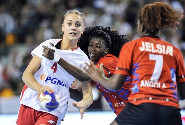 2018.08.07 Kielce Pilka reczna Mlodziezowe Mistrzostwa Swiata w Pilce Recznej Kobiet do lat 18 Polska - Angola N z Katarzyna Cygan Foto Rafal Rusek PressFocus 2018.08.07 Kielce Handball IHF Youth U18 Womens World Championship WM Weltmeisterschaft 2018 Poland - Angola Katarzyna Cygan Credit: Rafal Rusek PressFocus NEWSPIX.PL --- Newspix.pl FRANCE OUT!  20180807PF_RR687