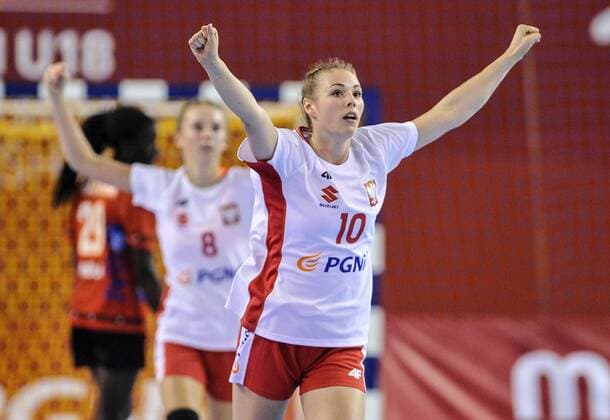 2018.08.07 Kielce Pilka reczna Mlodziezowe Mistrzostwa Swiata w Pilce Recznej Kobiet do lat 18 Polska - Angola N z Julia Zagrajek Foto Rafal Rusek PressFocus 2018.08.07 Kielce Handball IHF Youth U18 Womens World Championship WM Weltmeisterschaft 2018 Poland - Angola Julia Zagrajek Credit: Rafal Rusek PressFocus NEWSPIX.PL --- Newspix.pl FRANCE OUT!  20180807PF_RR702