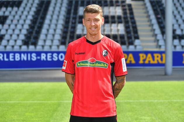 Mike Frantz SC Freiburg 1 Bundesliga Portraettermin 2018 2019 1 Bundesliga 2018 2019 Portraettermin SC Freiburg Freiburg Copyright: xEIBNER SvenxLaeglerx EP_SLR