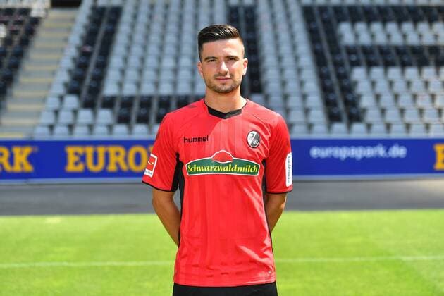 Marco Terrazzino SC Freiburg 1 Bundesliga Portraettermin 2018 2019 1 Bundesliga 2018 2019 Portraettermin SC Freiburg Freiburg Copyright: xEIBNER SvenxLaeglerx EP_SLR