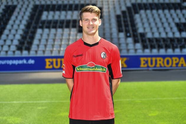 Lukas Kuebler SC Freiburg 1 Bundesliga Portraettermin 2018 2019 1 Bundesliga 2018 2019 Portraettermin SC Freiburg Freiburg Copyright: xEIBNER SvenxLaeglerx EP_SLR
