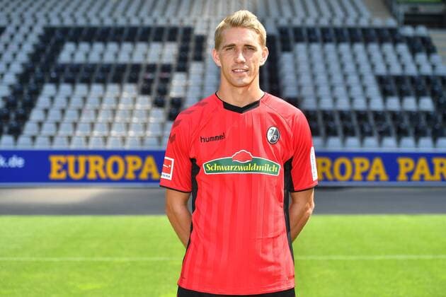 Nils Petersen SC Freiburg 1 Bundesliga Portraettermin 2018 2019 1 Bundesliga 2018 2019 Portraettermin SC Freiburg Freiburg Copyright: xEIBNER SvenxLaeglerx EP_SLR