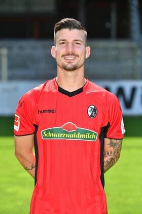 Jerome Gondorf SC Freiburg 1 Bundesliga Portraettermin 2018 2019 1 Bundesliga 2018 2019 Portraettermin SC Freiburg Freiburg Copyright: xEIBNER SvenxLaeglerx EP_SLR