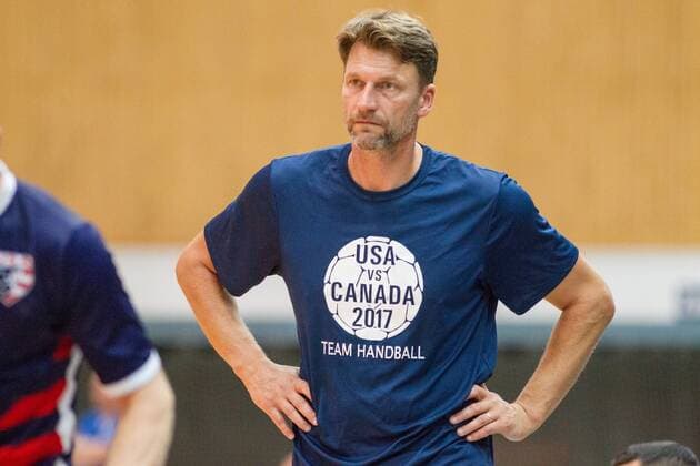 Robert Hedin Manager Team USA Bergischer HC vs Team USA Handball HBL Test Match 07 08 18 Solingen NRW Germany Klingenhalle Copyright: xdnet_cdnx