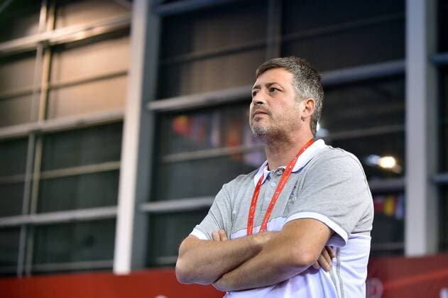 2018.08.08 Kielce Pilka reczna Mlodziezowe Mistrzostwa Swiata w Pilce Recznej Kobiet do lat 18 Tunezja - Francja N z PUIGSEGUR Laurent Foto Lukasz Laskowski PressFocus 2018.08.08 Kielce Handball IHF Youth U18 Womens World Championship WM Weltmeisterschaft 2018 Tunisia v France PUIGSEGUR Laurent Credit: Lukasz Laskowski PressFocus NEWSPIX.PL --- Newspix.pl  20180808LUK_360
