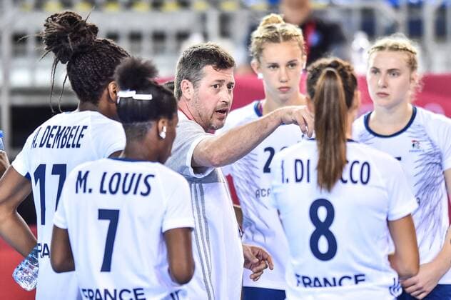 2018.08.08 Kielce Pilka reczna Mlodziezowe Mistrzostwa Swiata w Pilce Recznej Kobiet do lat 18 Tunezja - Francja N z PUIGSEGUR Laurent Foto Lukasz Laskowski PressFocus 2018.08.08 Kielce Handball IHF Youth U18 Womens World Championship WM Weltmeisterschaft 2018 Tunisia v France PUIGSEGUR Laurent Credit: Lukasz Laskowski PressFocus NEWSPIX.PL --- Newspix.pl  20180808LUK_415