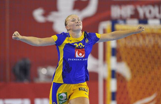 2018.08.08 Kielce Pilka reczna Mlodziezowe Mistrzostwa Swiata w Pilce Recznej Kobiet do lat 18 Szwecja - Dania N z ANDERSSON Isabelle radosc Foto Norbert Barczyk PressFocus 2018.08.08 Kielce Handball IHF Youth U18 Womens World Championship WM Weltmeisterschaft 2018 Sweden - Denmark ANDERSSON Isabelle radosc Credit: Norbert Barczyk PressFocus NEWSPIX.PL --- Newspix.pl  20180808NB0023