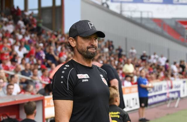 Soccer Men Season 2018 2019 3 League 3 Gameday FC Energie Cottbus SpVgg Unterhaching Coach Claus Dieter Wollitz Energie Cottbus 08 08 2018 Copyright: xMatthiasxKochx