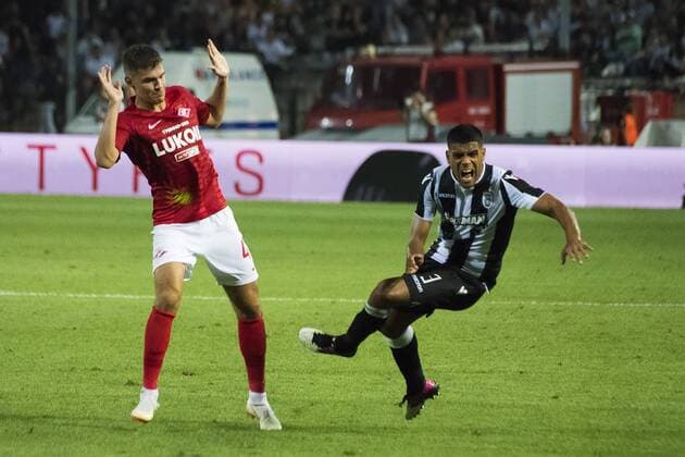 August 8, 2018 - Thessaloniki, Greece - PAOK FC beat FC Spartak Moscow for the third qualifying round of the UEFA Champions League, at the northern Greek city of Thessaloniki. Greece Soccer Champions League - ZUMAp191 84905948st Copyright: xGiannisxPapanikosx