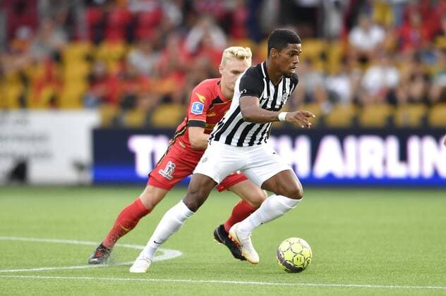 Fußball, EL Qualifikation, FC Nordsjaelland - Partizan Belgrad FC Nordsjaelland vs. Partizan Beograd in UEFA Europa League qualifying in Right to Dream Park in Farum, Denmark, Thursday August 9 2018. Photo: Lars Moeller Ritzau Scanpix , Denmark  Copyright: LarsxMoellerx COP106 spdk20180809-195403-L