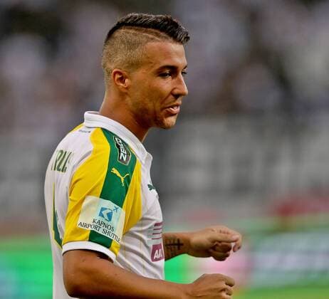 SOCCER - UEFA EL quali, Sturm vs Larnaca GRAZ,AUSTRIA,09.AUG.18 - SOCCER - UEFA Europa League qualification, SK Sturm Graz vs AEK Larnaca. Image shows Joan Truyols (Larnaca). GEPAxpictures xHansxOberlaender