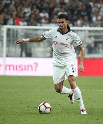 Pepe of Besiktas during the UEFA Europa League Qualifying match between Besiktas and LASK Linz at Vodafone Park in Istanbul , Turkey on August 09, 2018. 