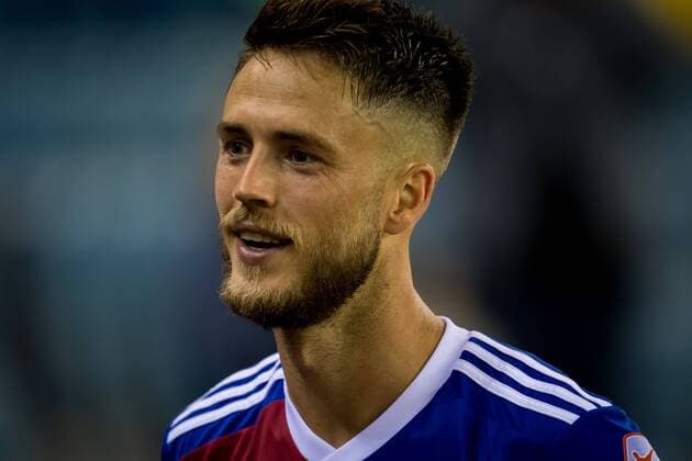 Ricky van Wolfswinkel of FC Basel during the UEFA Europa League third round qualifying first leg match between Vitesse Arnhem and FC Basel at the Gelredome on August 09, 2018 in Arnhem, The Netherlands UEFA Europa League 2018 2019 xVIxVIxImagesx xRonaldxBonestrooxIVx 11723086