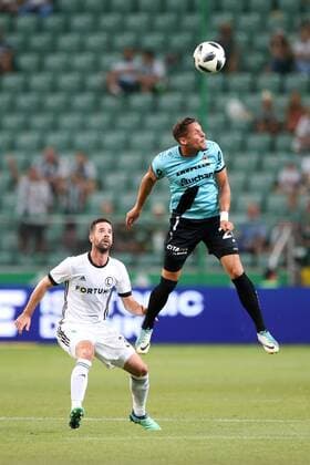WARSZAWA 09.08.2018 PIERWSZY MECZ III RUNDA ELIMINACYJNA LIGA EUROPY SEZON 2018 19: LEGIA WARSZAWA - FOOTBALL 1991 DUDELANGE --- UEFA EUROPA LEAGUE FIRST LEG THIRD QUALIFYING ROUND MATCH: LEGIA WARSAW - F91 DUDELANGE INAKI ASTIZ PATRICK STUMPF FOT. PIOTR KUCZA FOTOPYK NEWSPIX.PL --- Newspix.pl  180809PYK0034