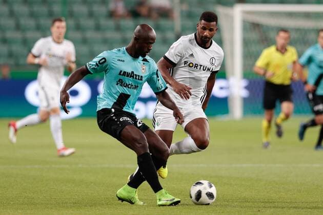 09.08.2018 Warszawa Pilka nozna Liga Europy UEFA, trzecia runda eliminacyjna, pierwszy mecz Legia Warszawa - F91 Dudelange N z Carlos Dias Cafu Foto Adam Starszynski PressFocus NEWSPIX.PL 09.08.2018 Warsaw Football UEFA Europa League, third qualification round, first leg Legia Warszawa - F91 Dudelange Carlos Dias Cafu Credit Adam Starszynski PressFocus --- Newspix.pl  20180809PF_AS001