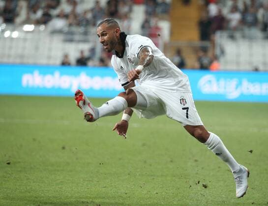 Ricardo Quaresma of Besiktas during the UEFA Europa League Qualifying match between Besiktas and LASK Linz at Vodafone Park in Istanbul , Turkey on August 09, 2018. 
